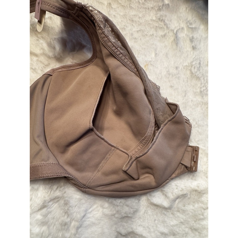 New Playtex 4423 Secrets Bra Dreamwire Front Close Anchorstrap Beige Nude 48D - Picture 7 of 11